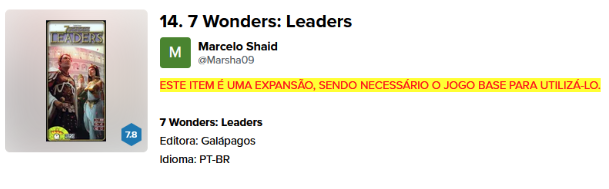 exemplo expansao grifada